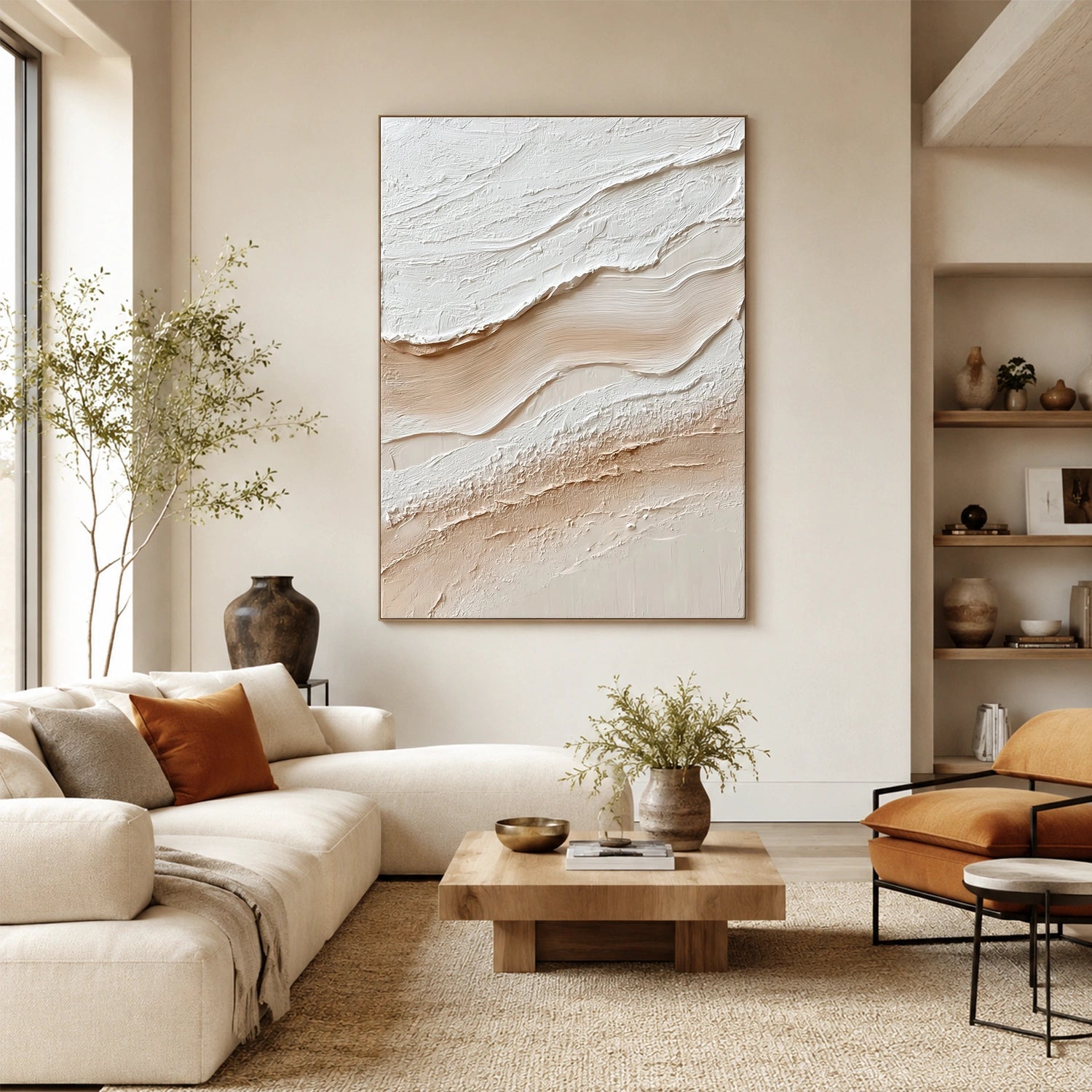 Minimalist Textured Canvas # MM446