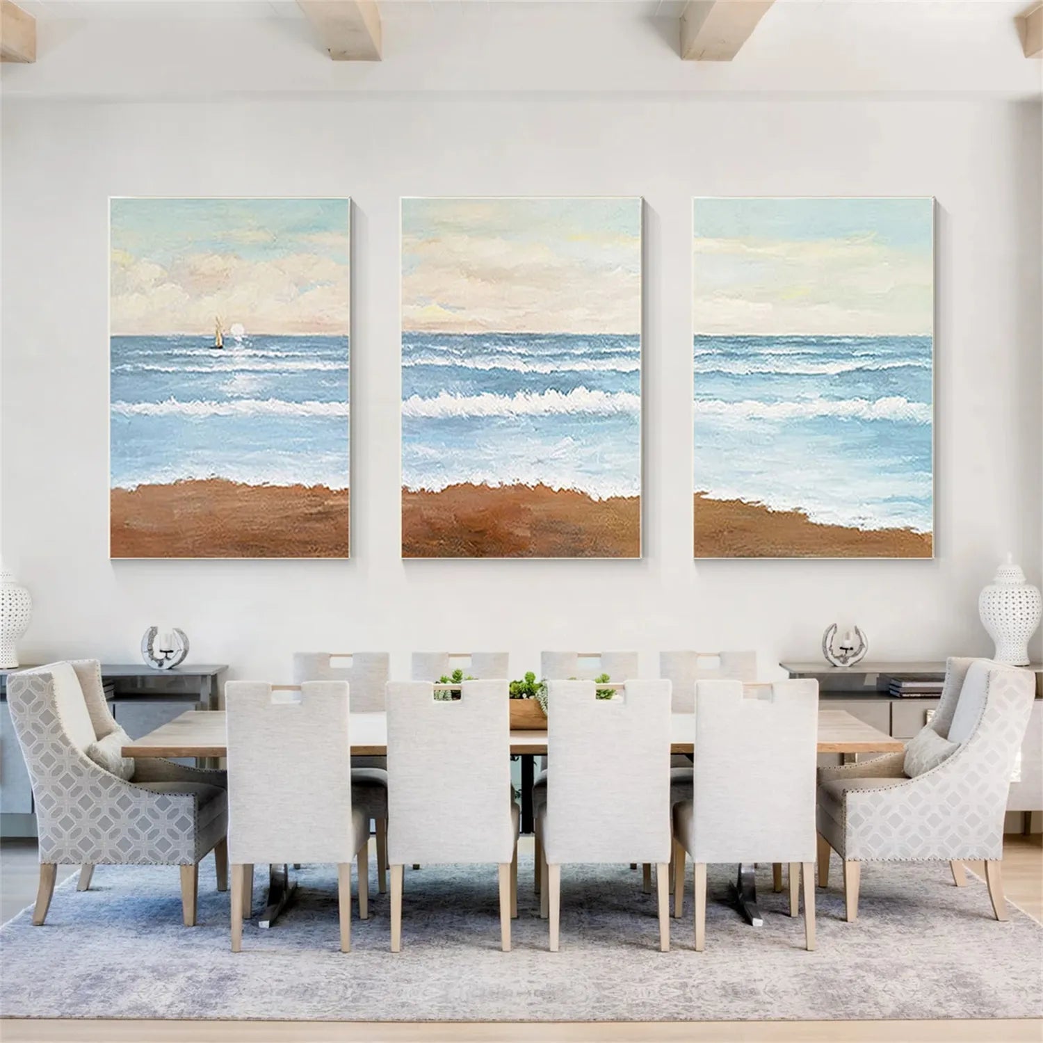 Ocean And Sky Painting Set of 3#OS 184