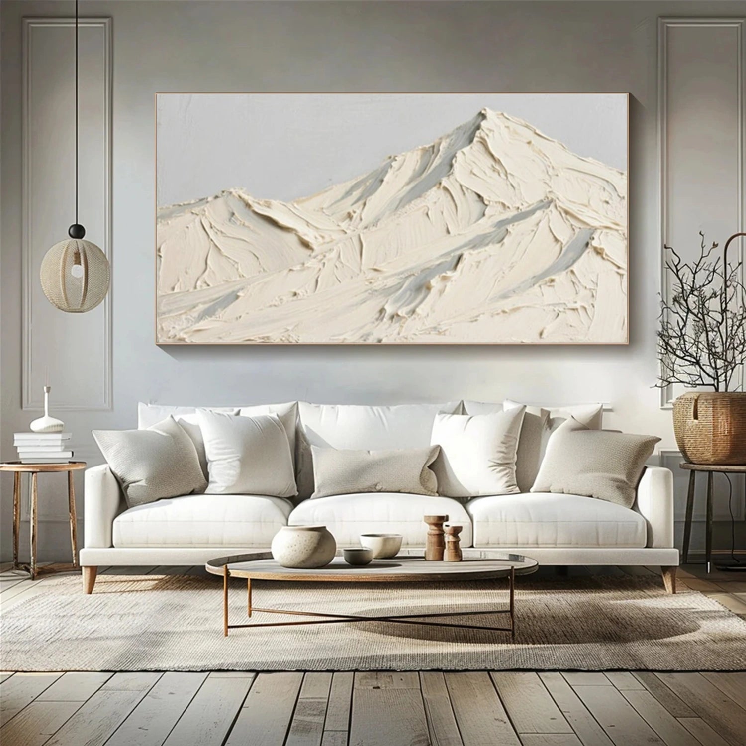 Minimalist Mountain Texture Canvas # MM375