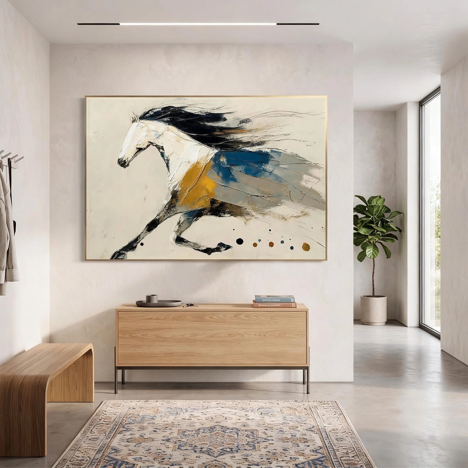 Abstract Animal Canvas Art #AP239