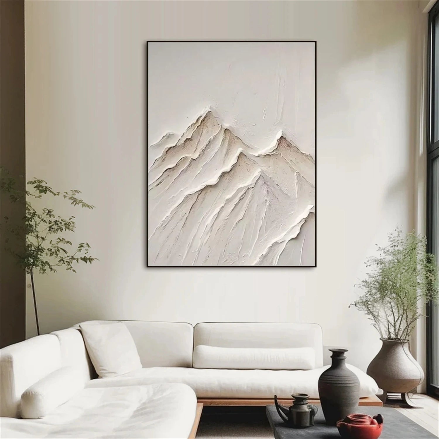 Abstract Mountain Canvas Art #MM321