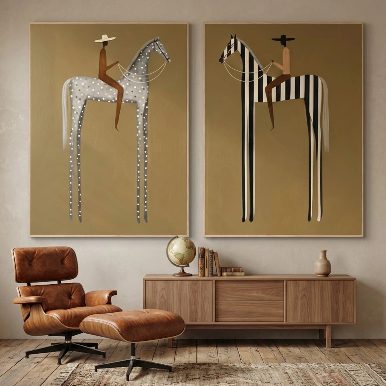Americana Wall Art Set of 2 #VE030
