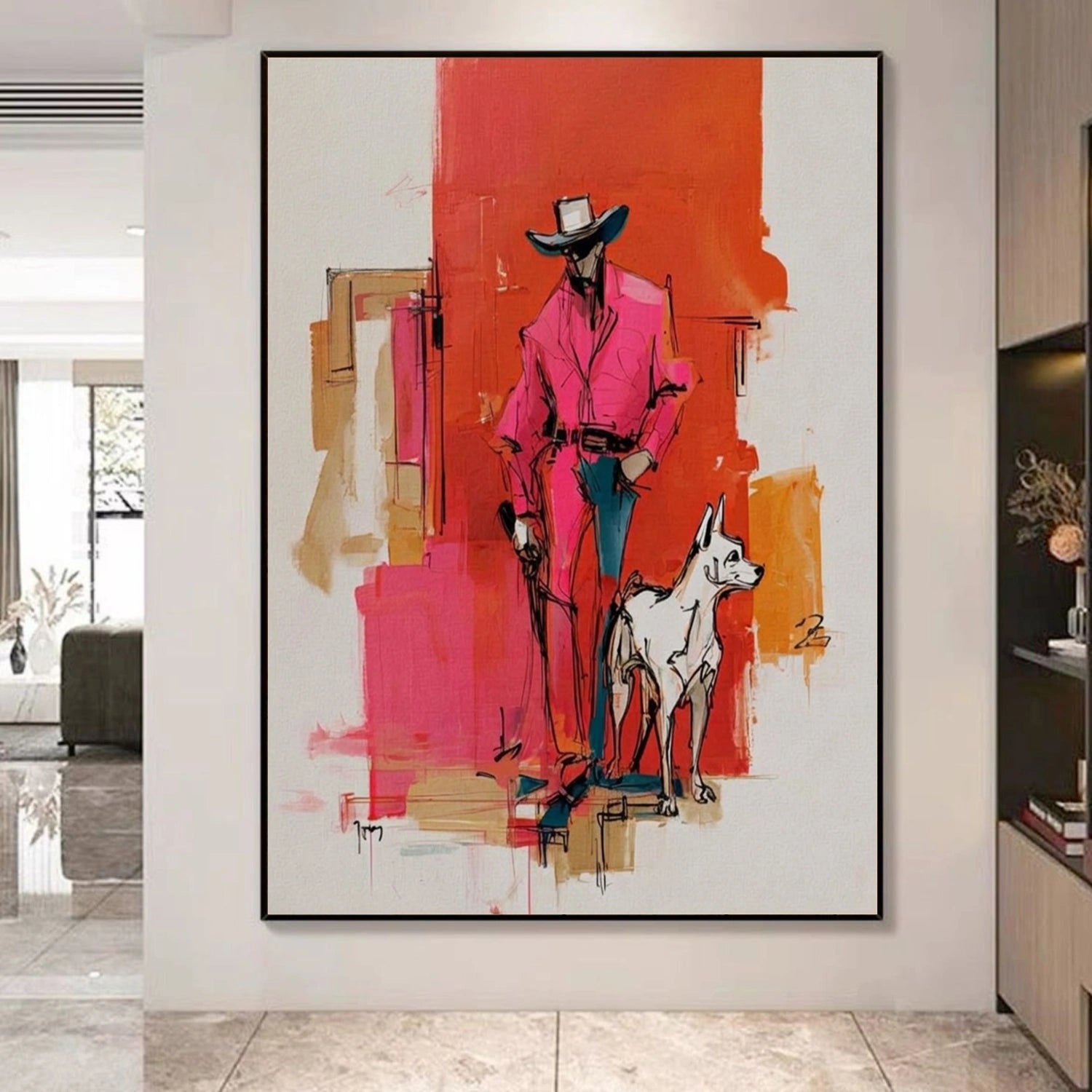 Abstract Portrait Wall Art # PT054