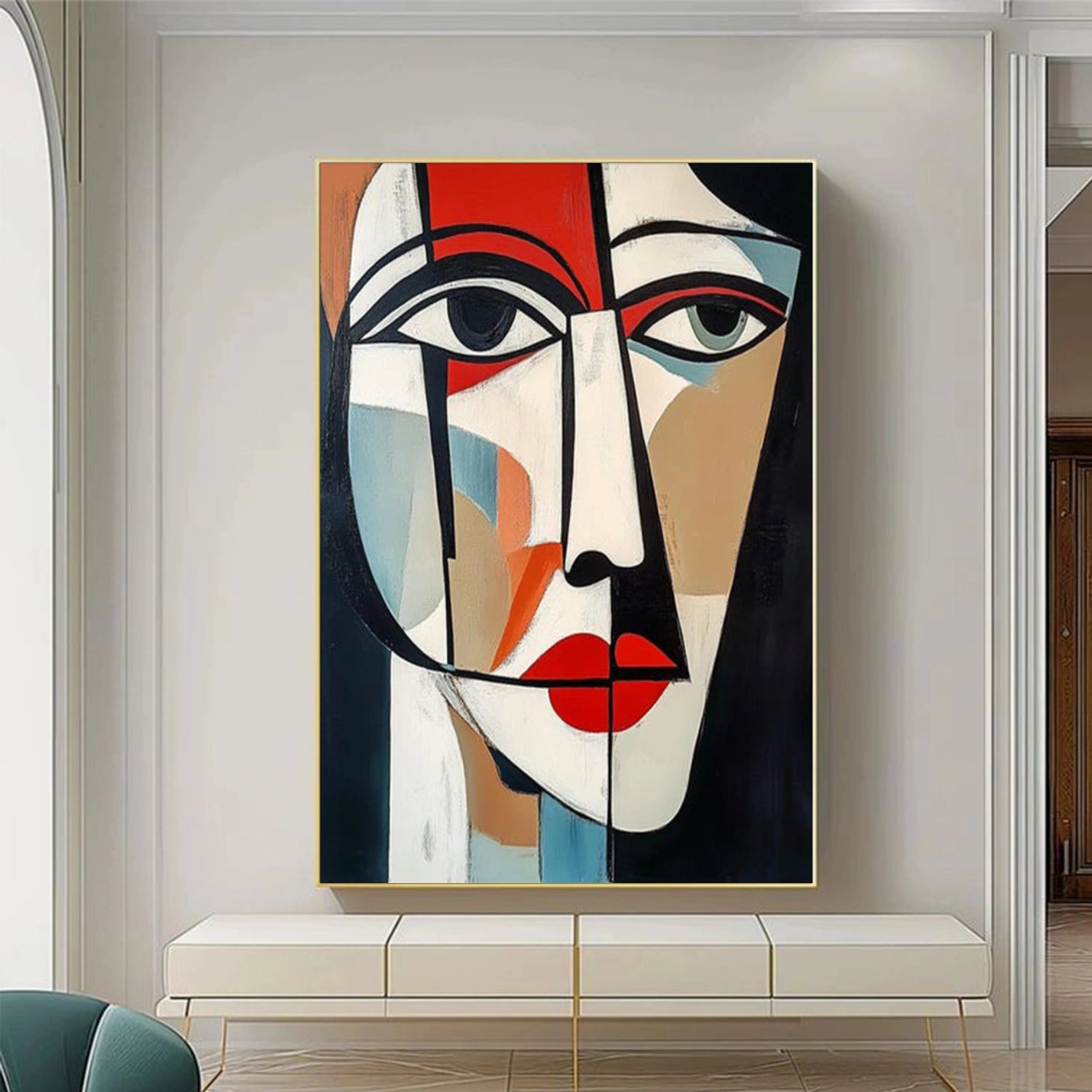 Abstract Portrait Wall Art # PT056