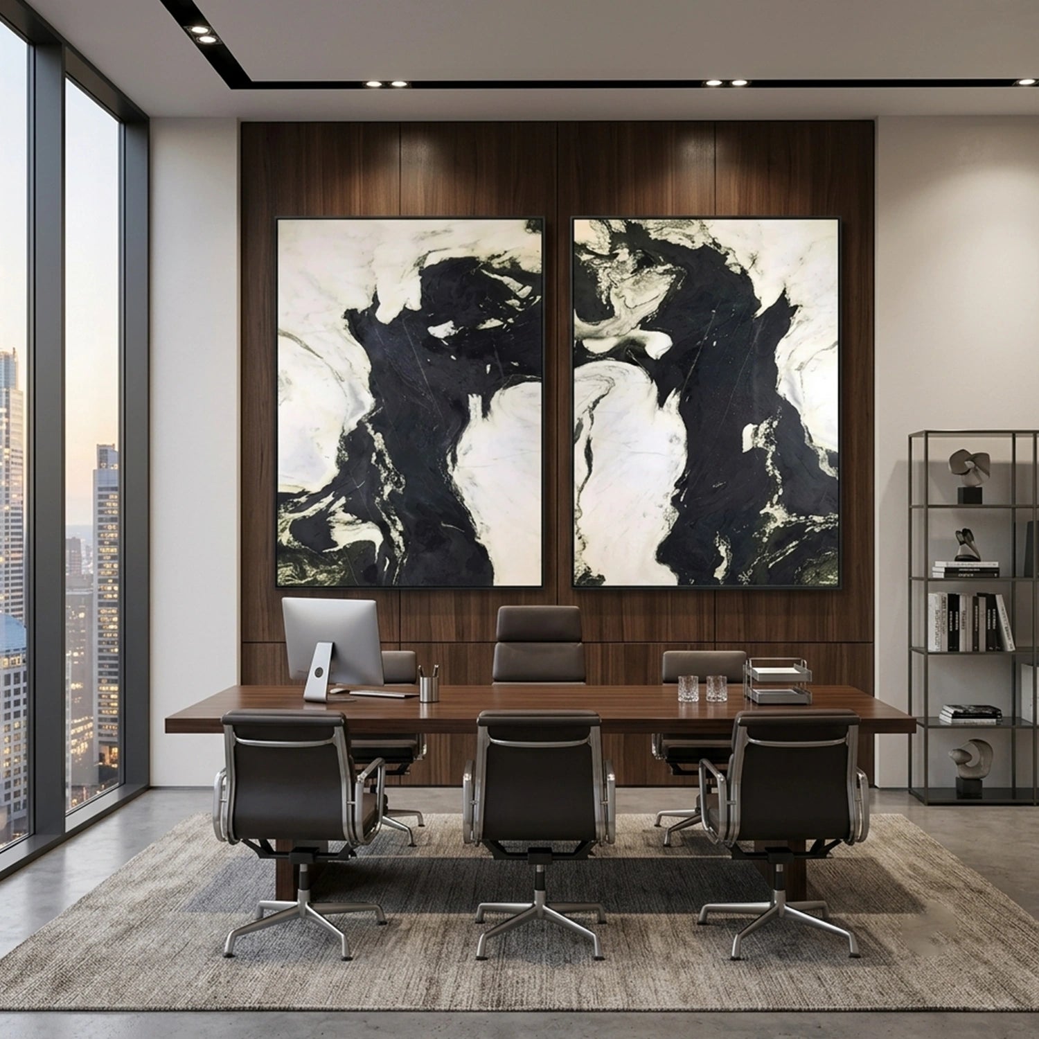 Abstract Texture Wall Art Set of 2 # AB703