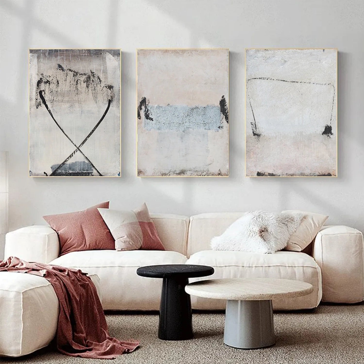 Wabi Sabi Set of 3 Wall Art #WS339