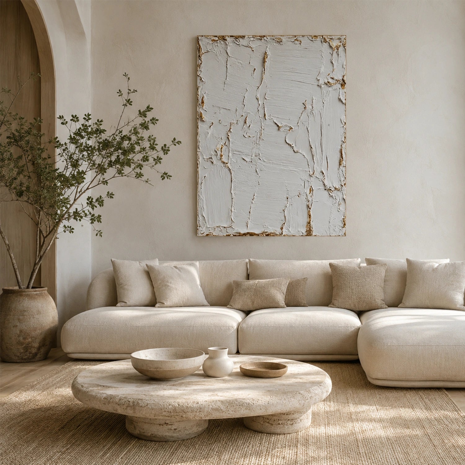 Minimalist Textured Canvas # MM458