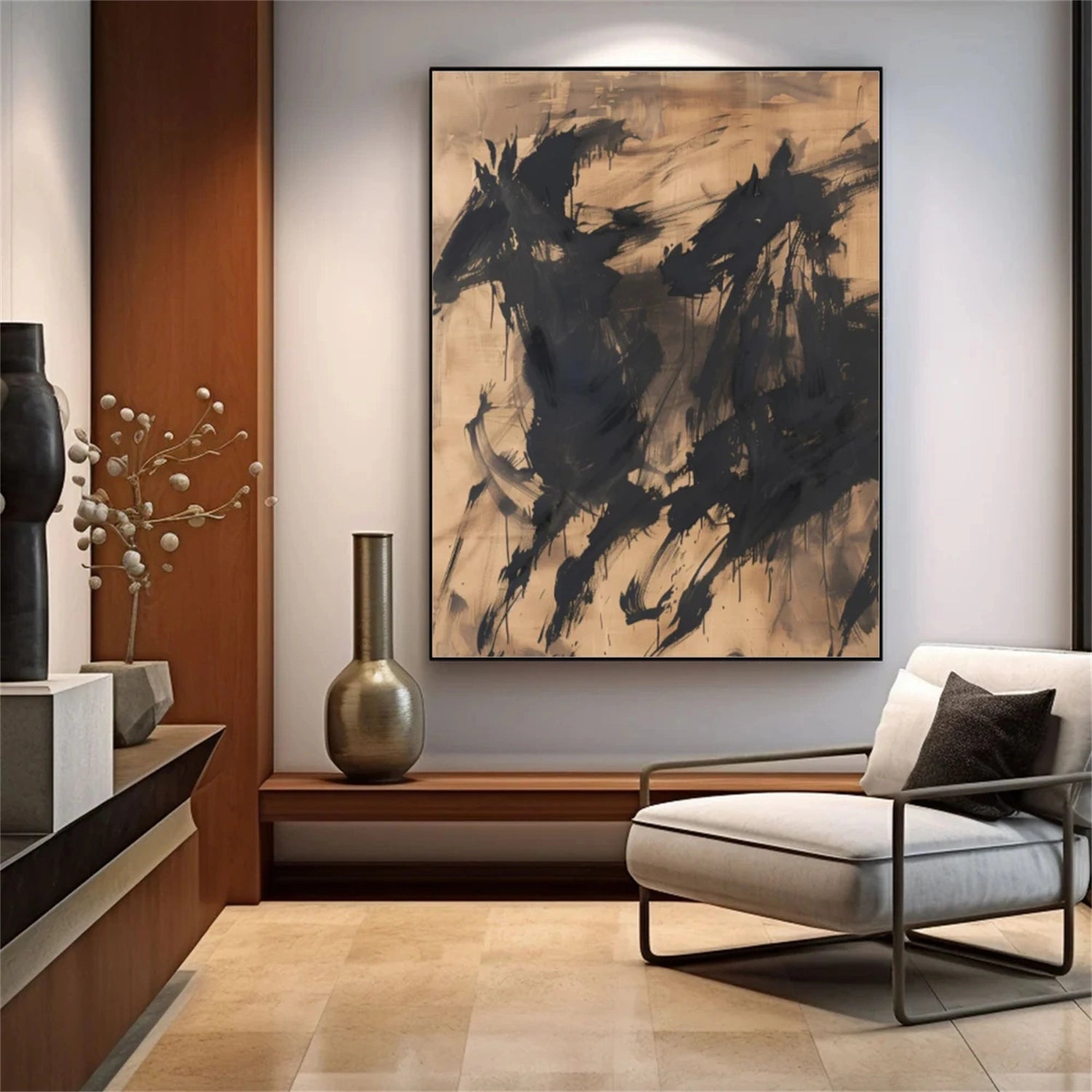 Abstract House Wall Art #AB 489
