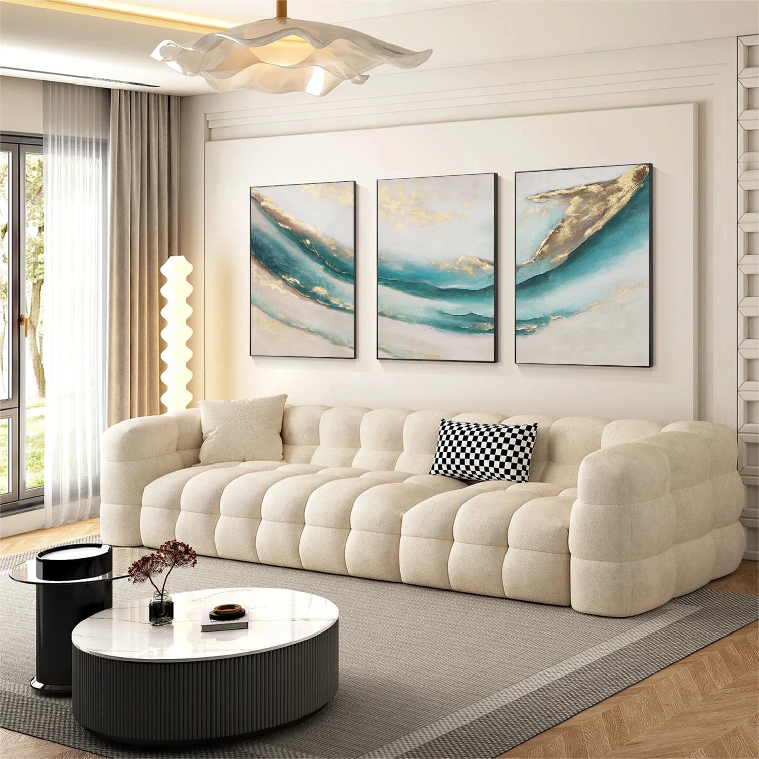 Abstract Texture  Set of 3 Wall Art #AB546