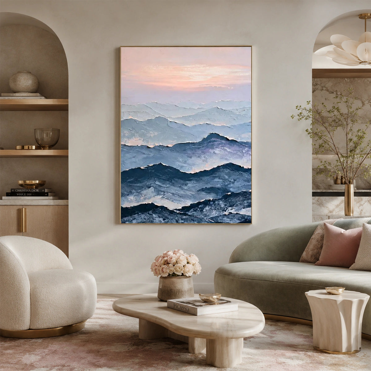 Minimalist Mountain Canvas # MM473
