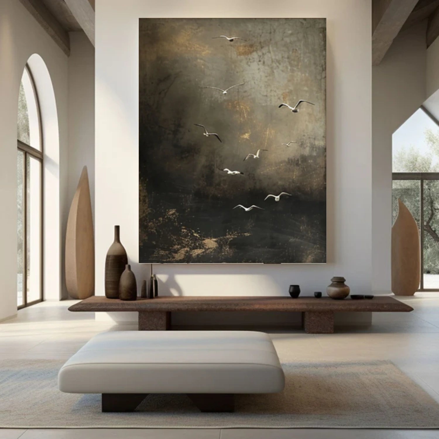 Abstract Animal Canvas Art #AP183