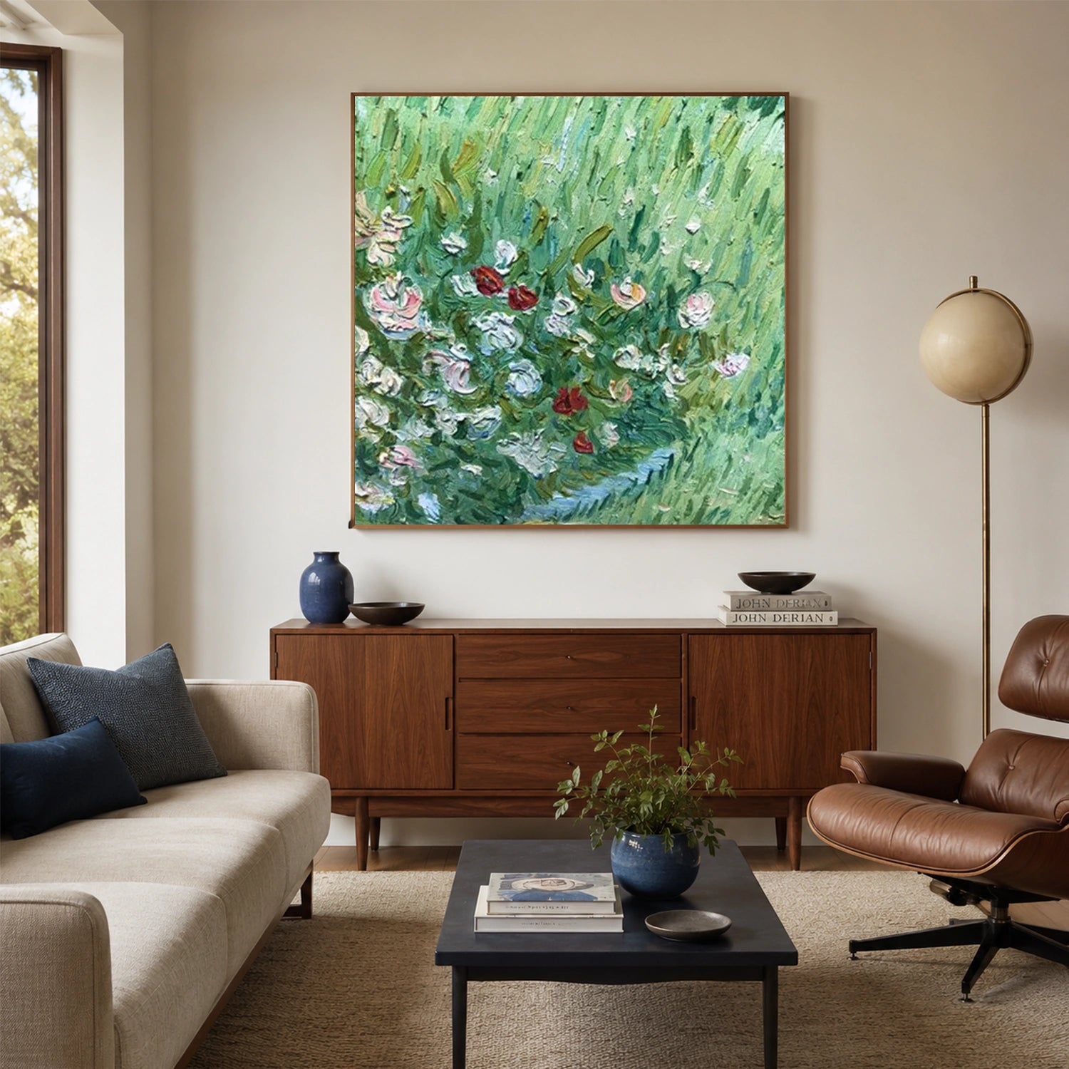 Flower & Tree Abstract Canvas # FT 414
