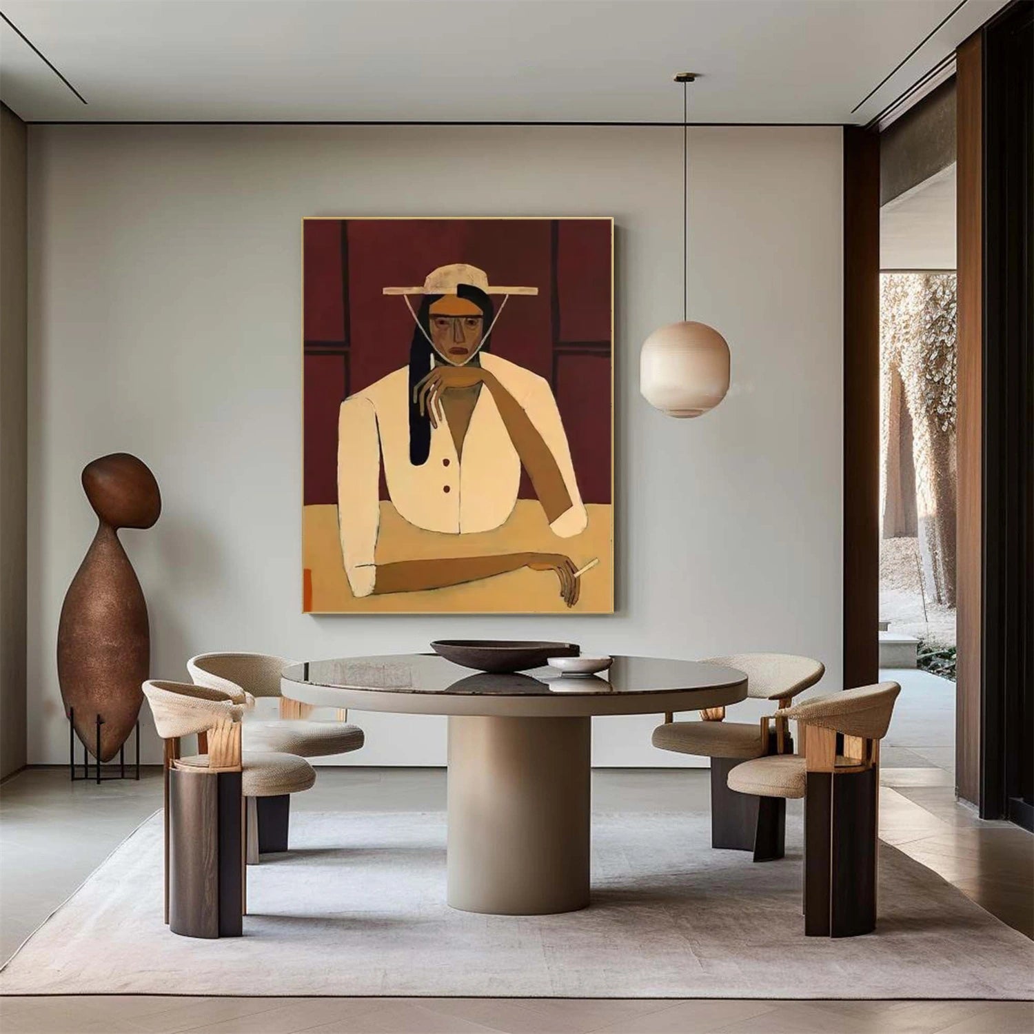 Abstract Portrait Wall Art #PT034