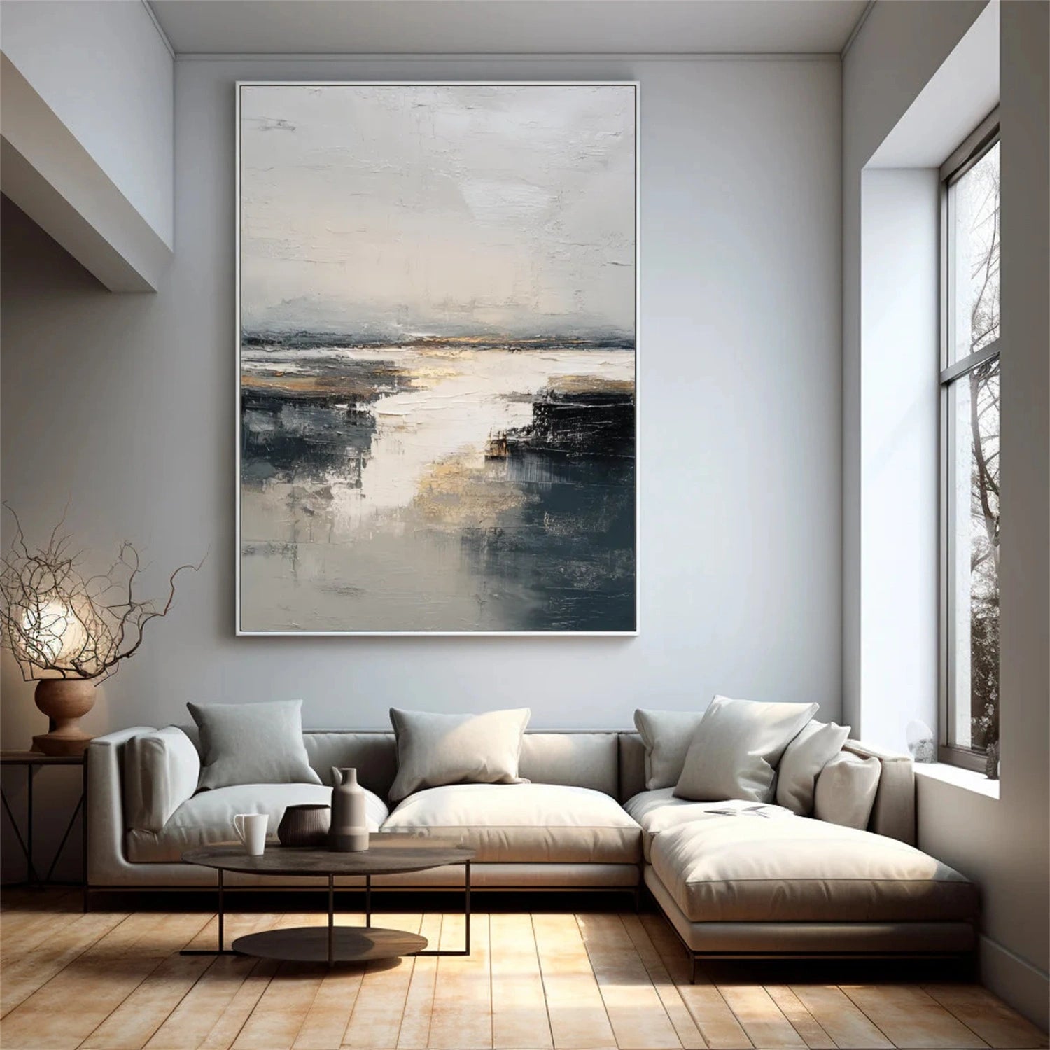 Abstract Textured Wall Art #AB 579