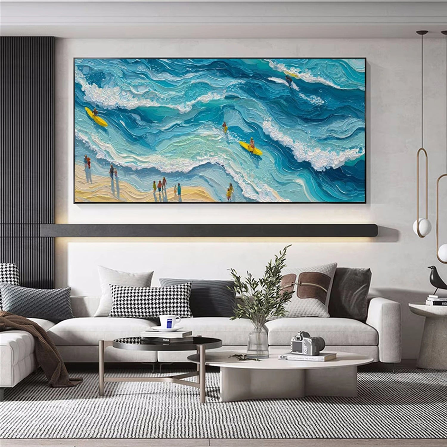 Sport Art Texture Painting Canvas  # SA076