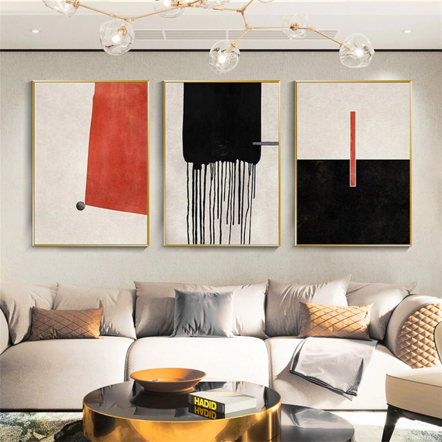 Abstract Wall Art Set of 3 # AB645