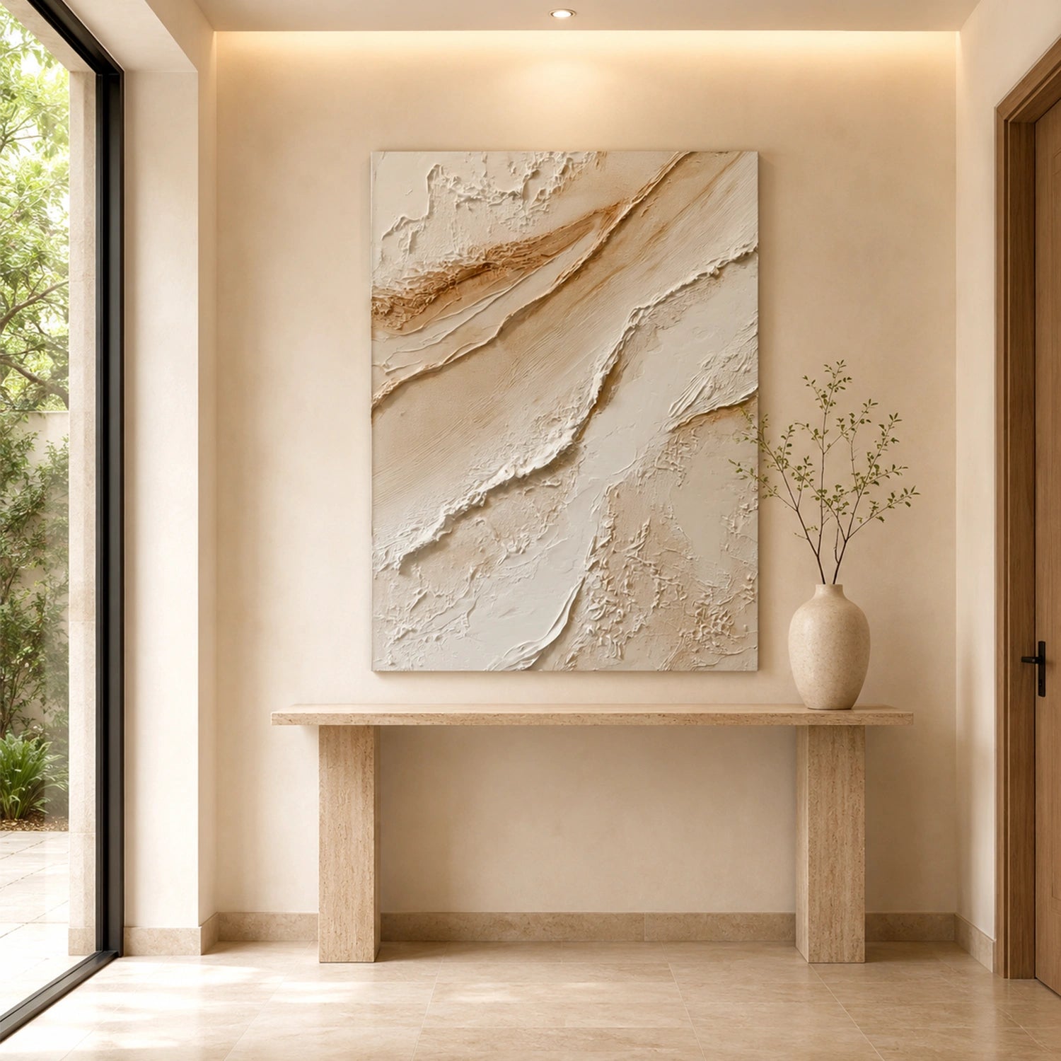 Minimalist Textured Canvas # MM447