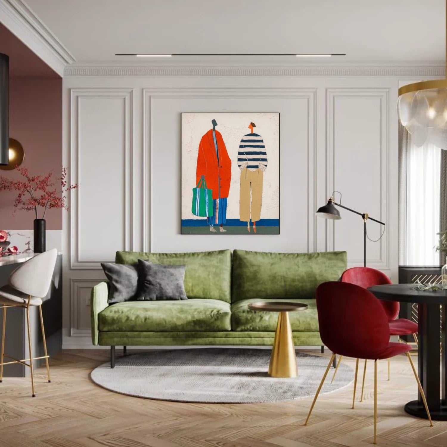 Abstract Portrait Wall Art # PT055