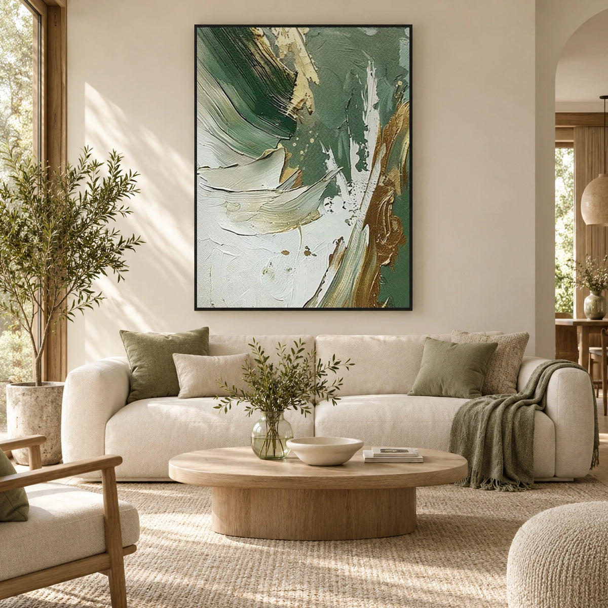 Minimalist Texture Canvas Art #MM469