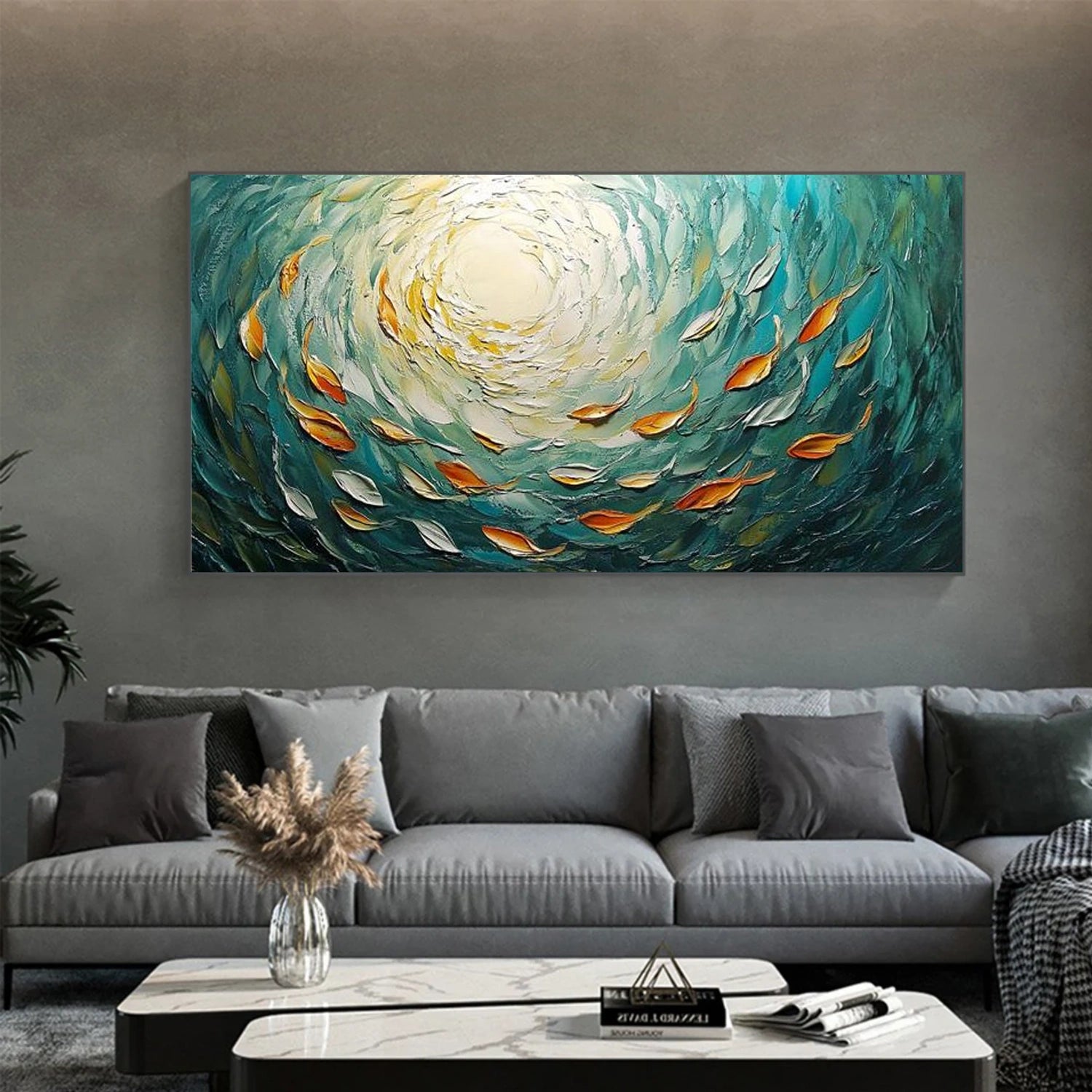 Abstract Animal Texture Canvas Art #AP228