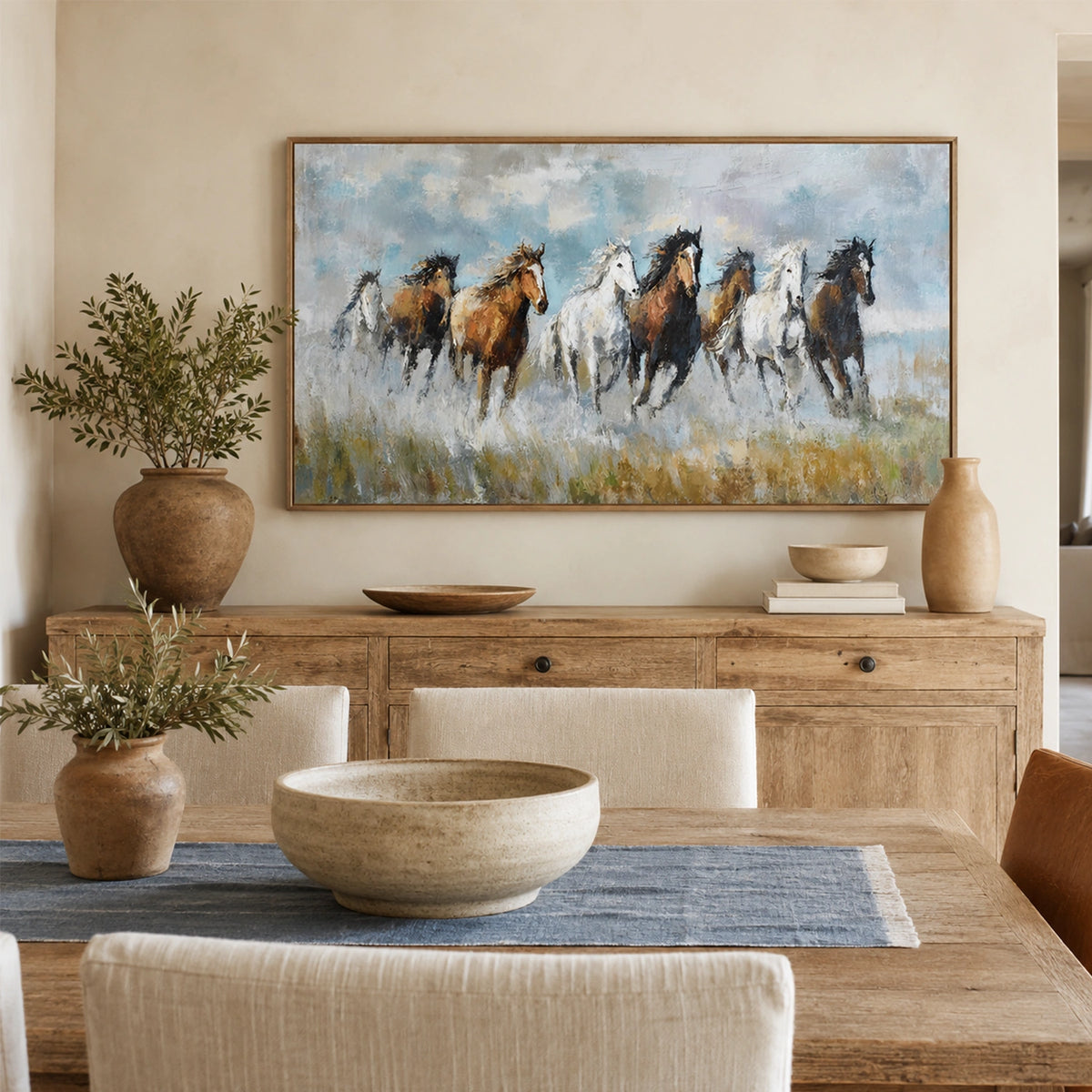 Abstract Animal Canvas Art #AP255