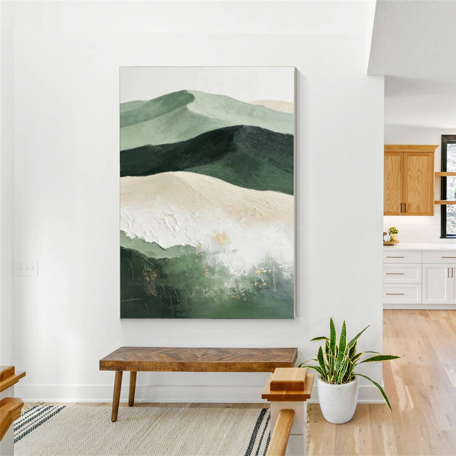 Minimalist Mountain Texture Canvas # MM368