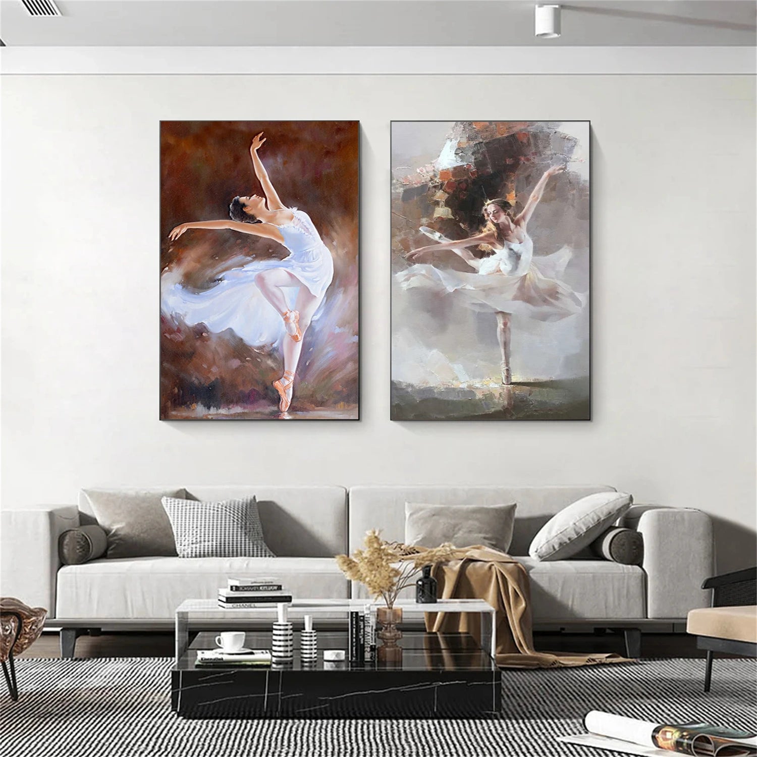 Abstract Portrait Set of 2 Wall Art #PT007