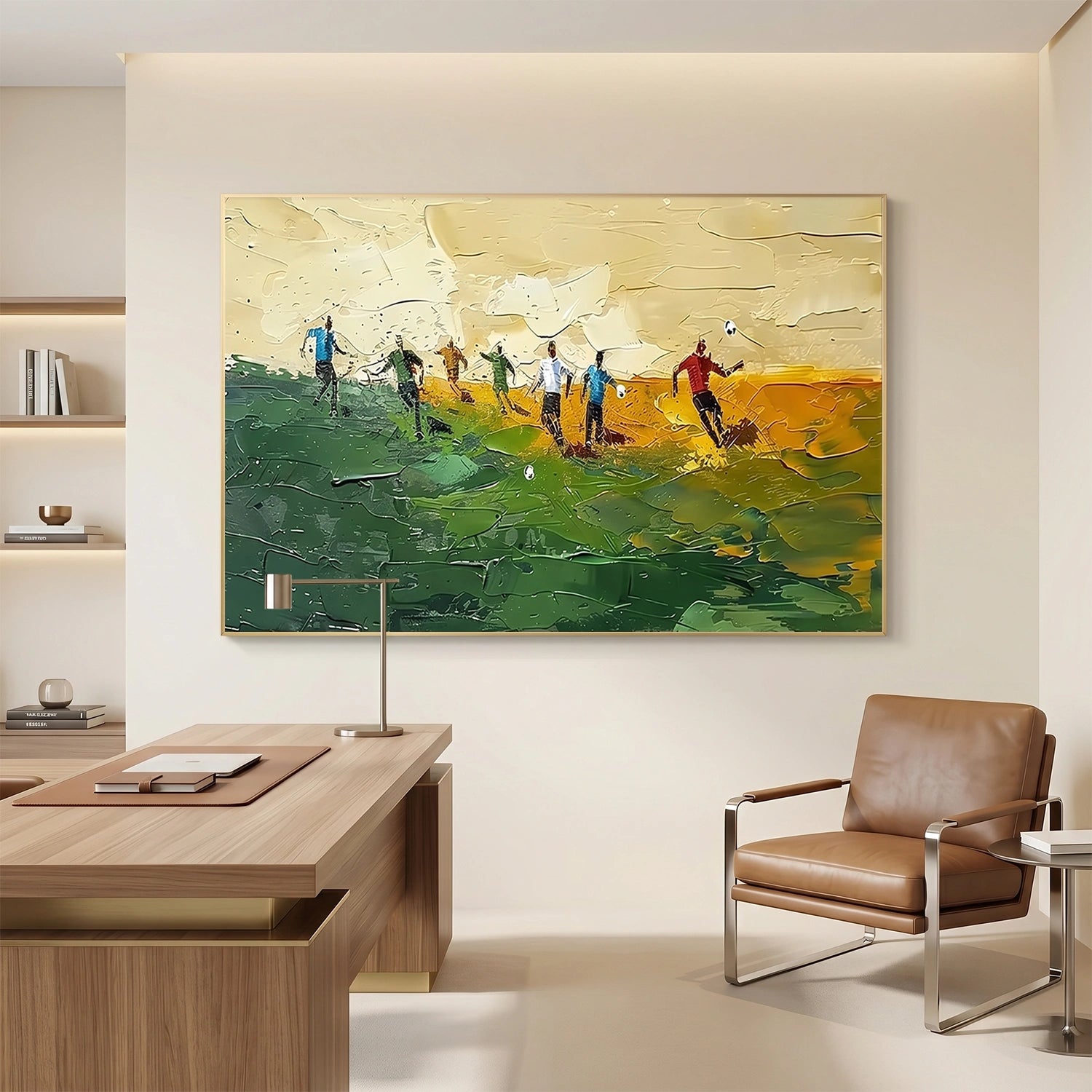 Football Sport Art Texture Painting Canvas #SA085