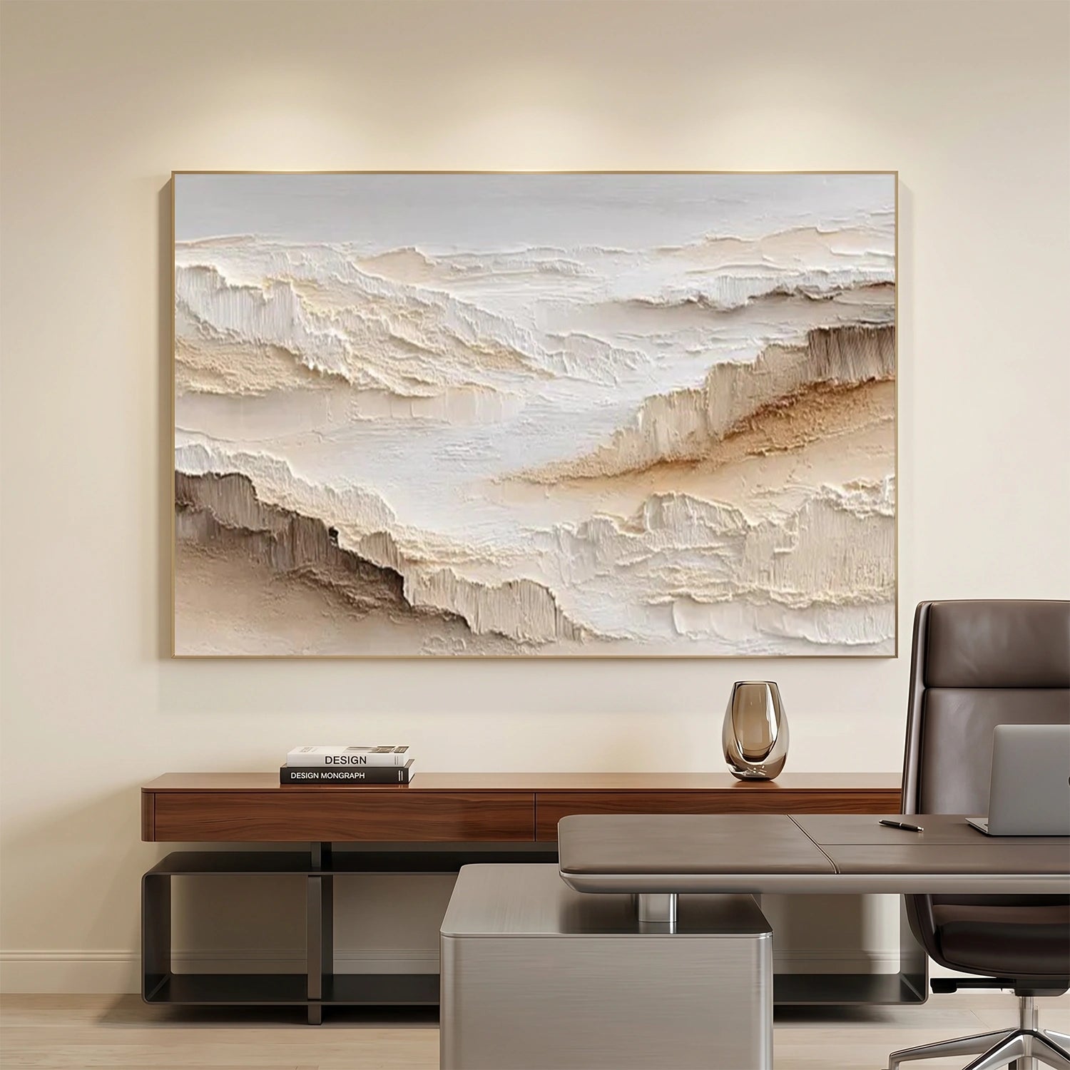 Minimalist Mountain Texture Canvas # MM441