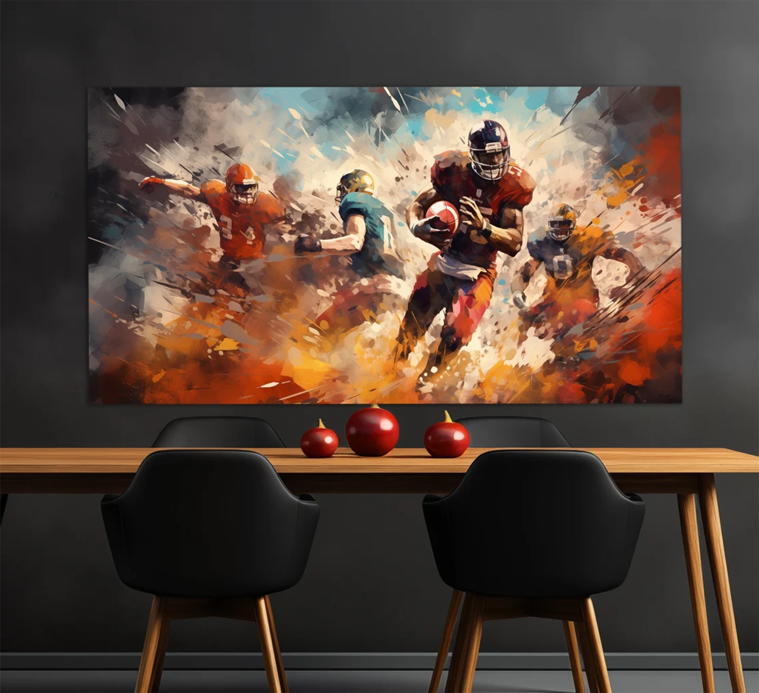 American Football Sport Art Painting Canvas #SA003