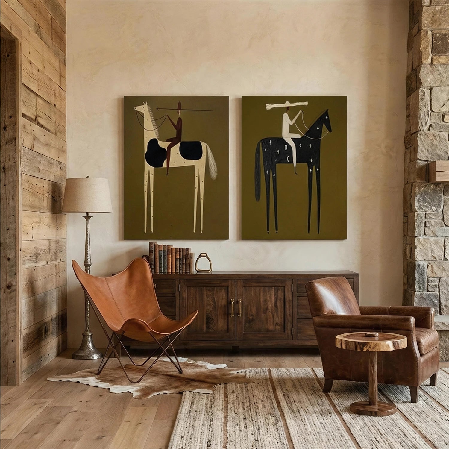 Americana Wall Art Set of 2 #VE033