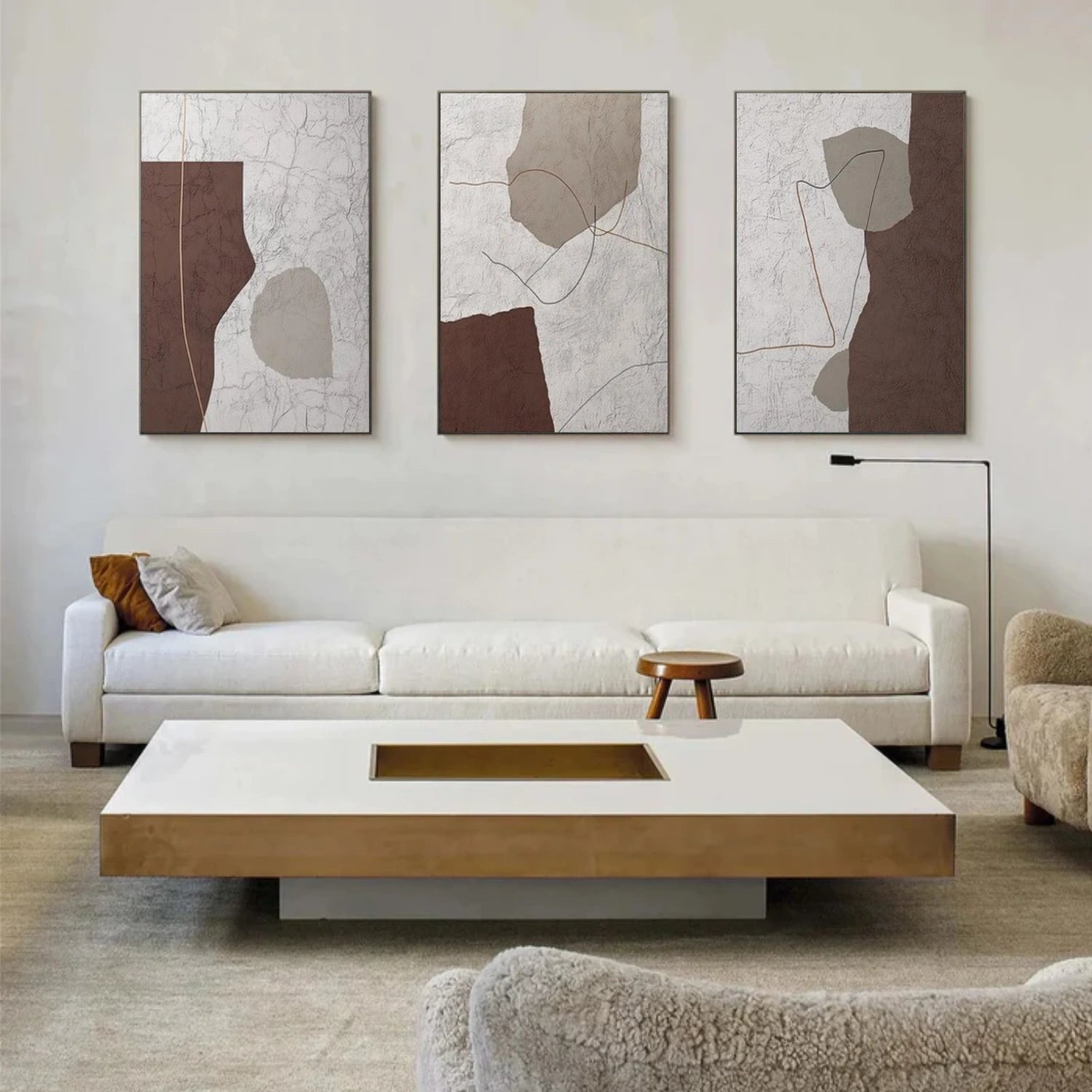 Abstract Set of 3 Wall Art #AB 565