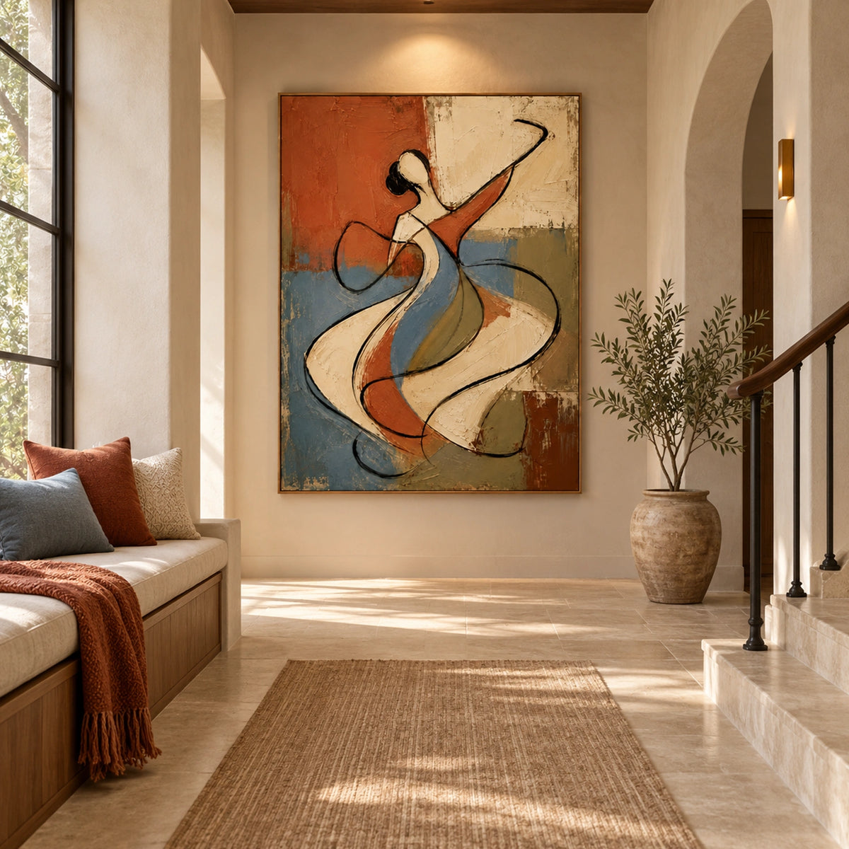 Abstract Portrait Wall Art #PT108