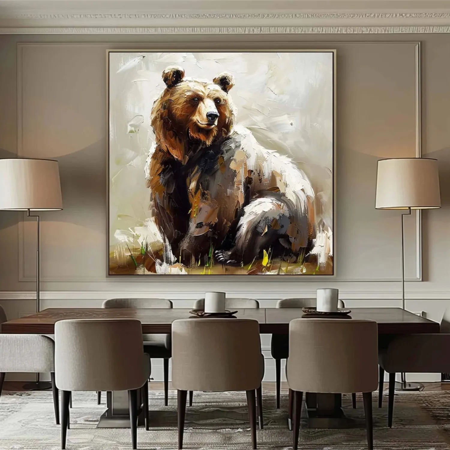 Custom Size Animal Art Painting # AP088