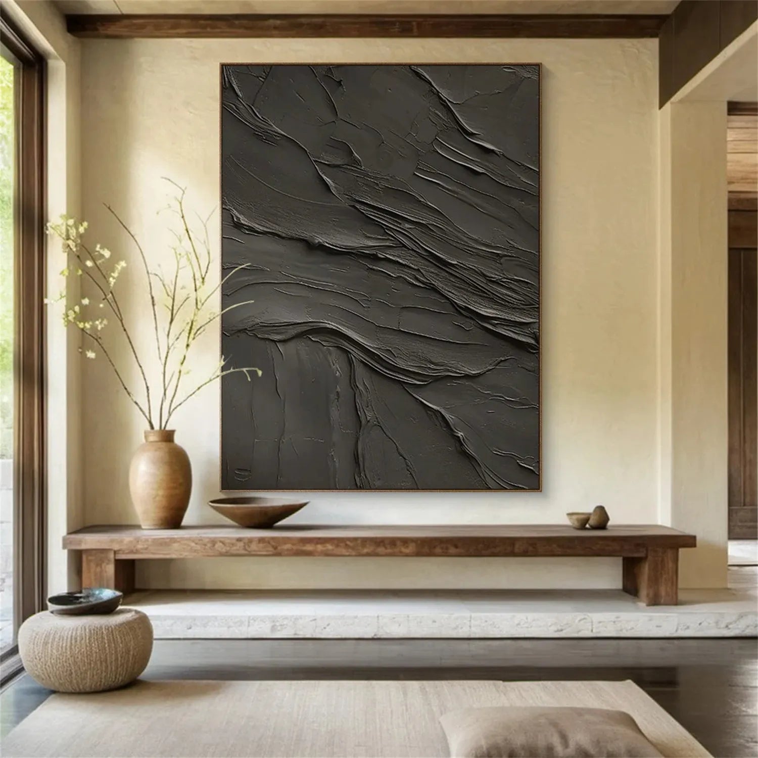 Minimalist Zen Canvas Painting #MZ111