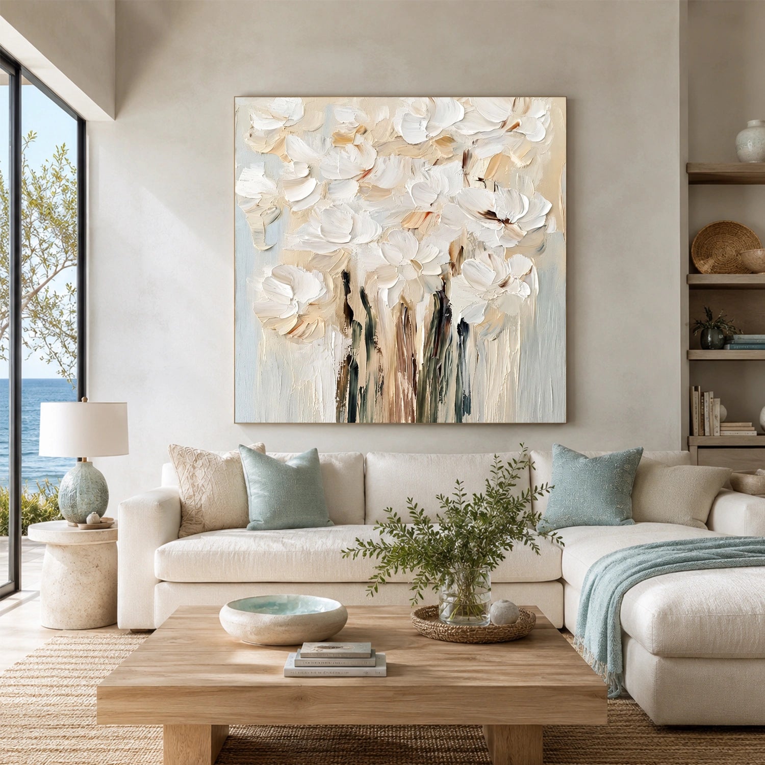 Flower & Tree Abstract Canvas # FT 410