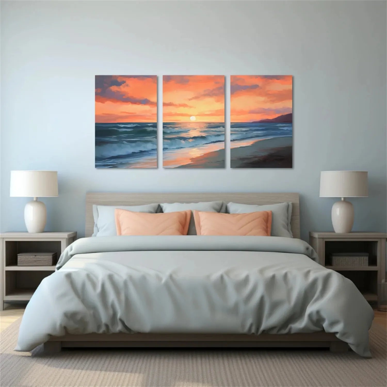 Ocean And Sky Painting Set of 3 #OS 210