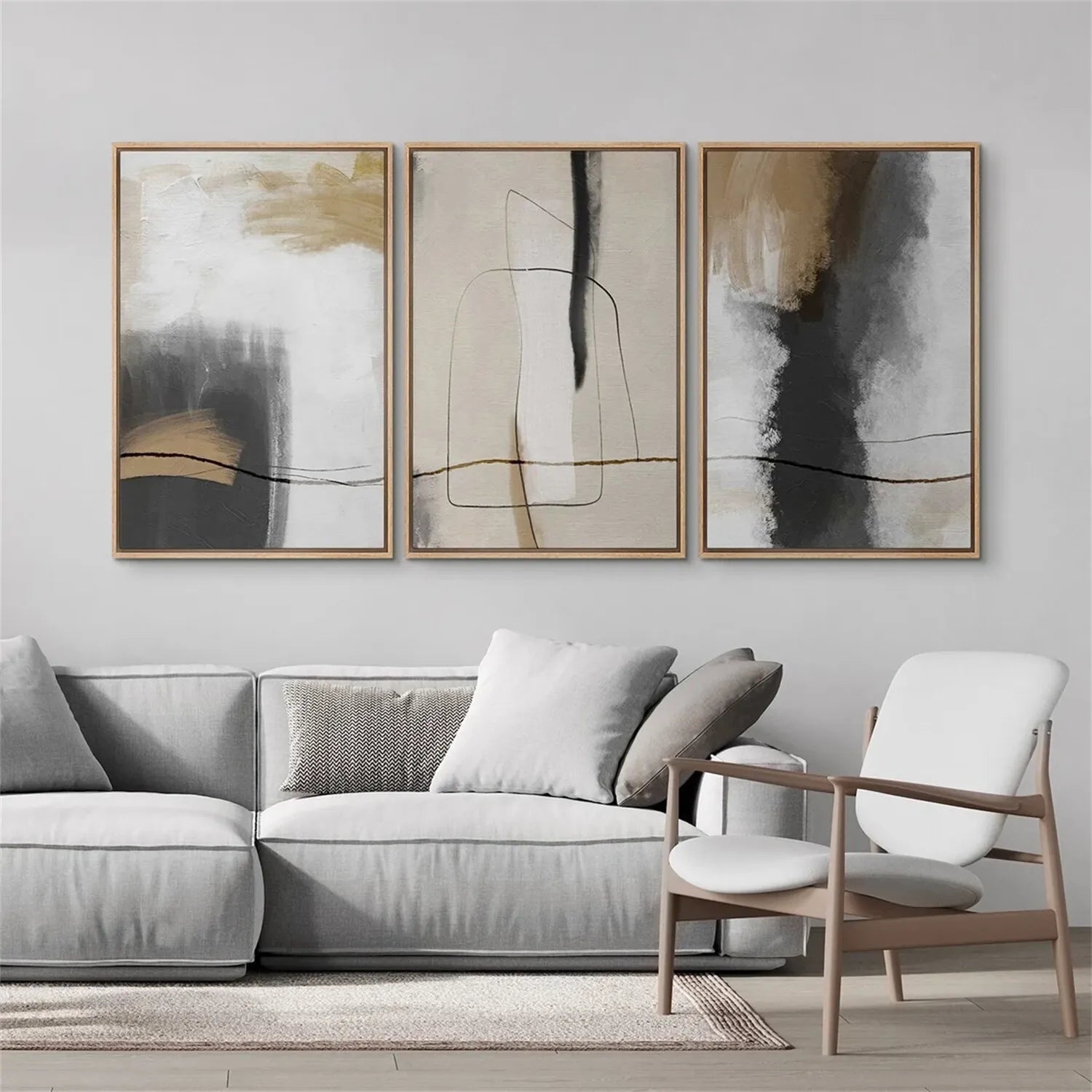 Abstract Painting Set of 3 #AB225