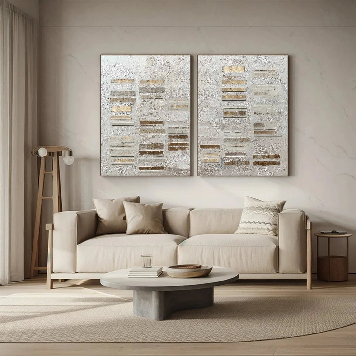 Wabi Sabi Texture Wall Art  Set of 2 #WS406