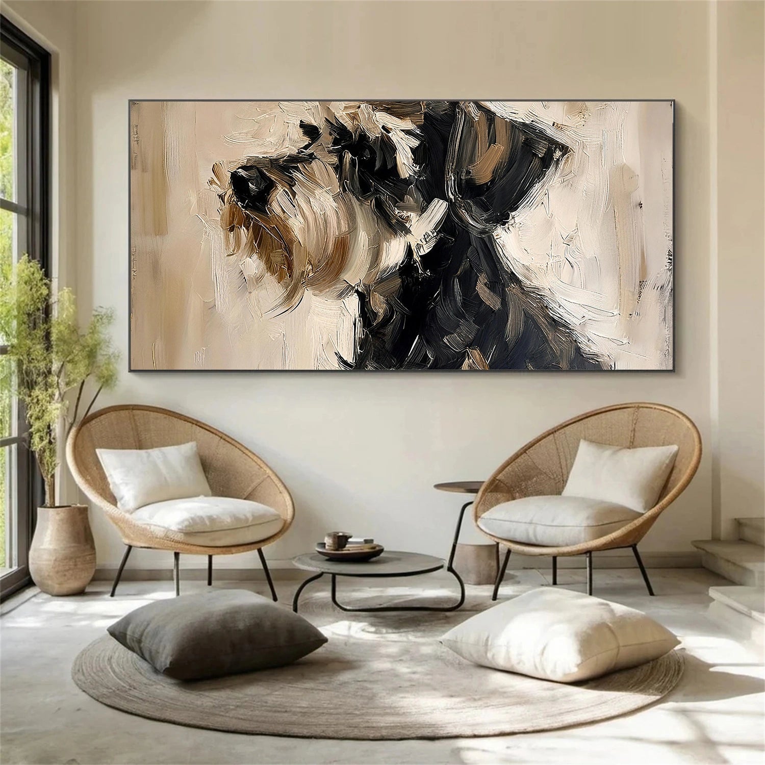 Abstract Animal Texture Canvas Art #AP225