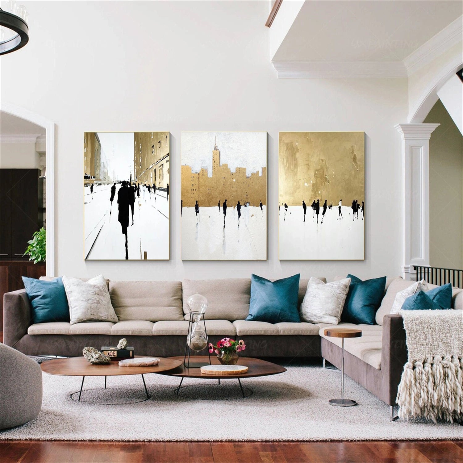 Abstract Portrait Set of 3 Wall Art #PT008