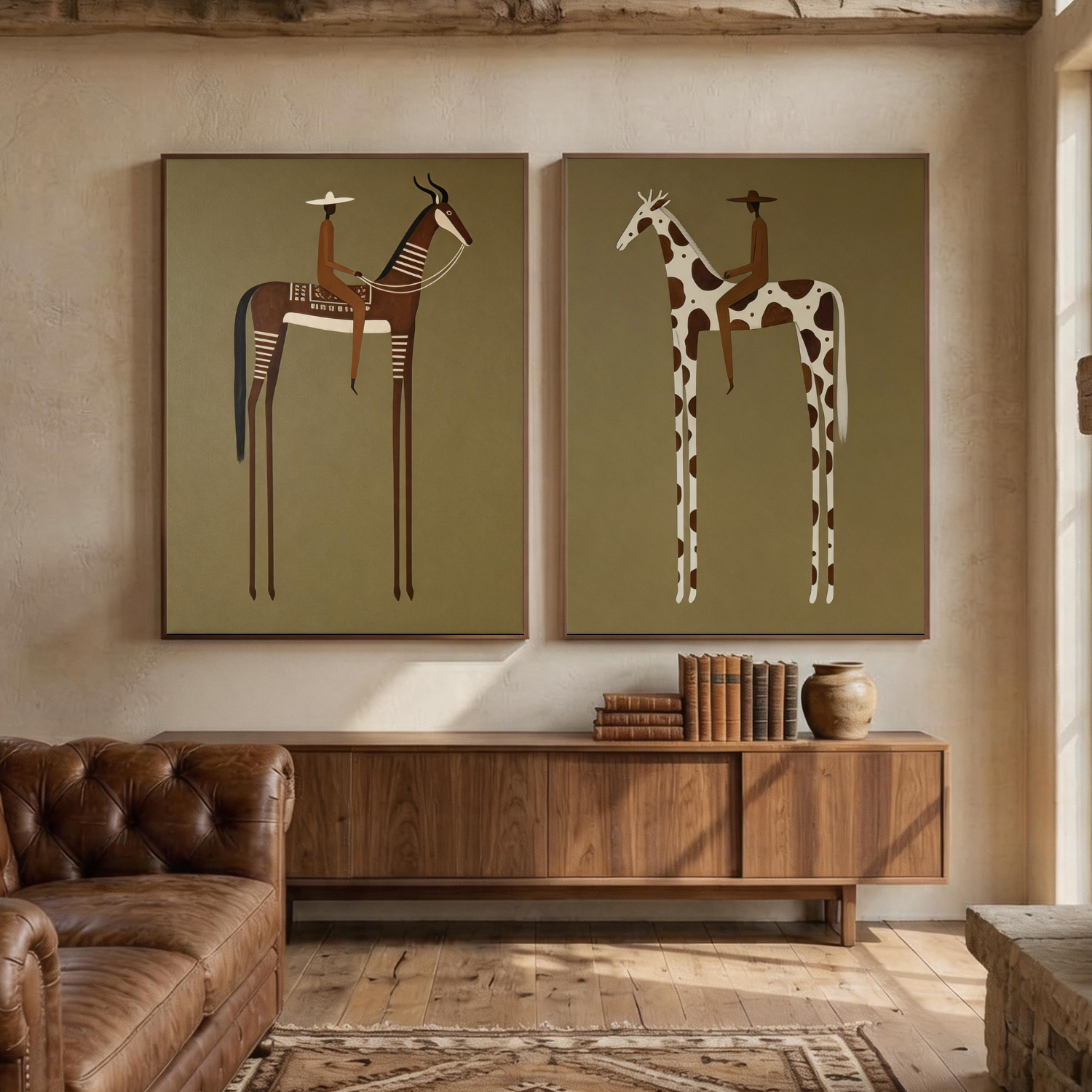 Americana Wall Art Set of 2 #VE053