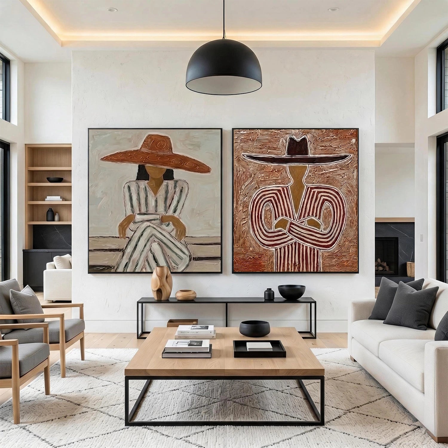 Americana Wall Art Set of 2  #VE072
