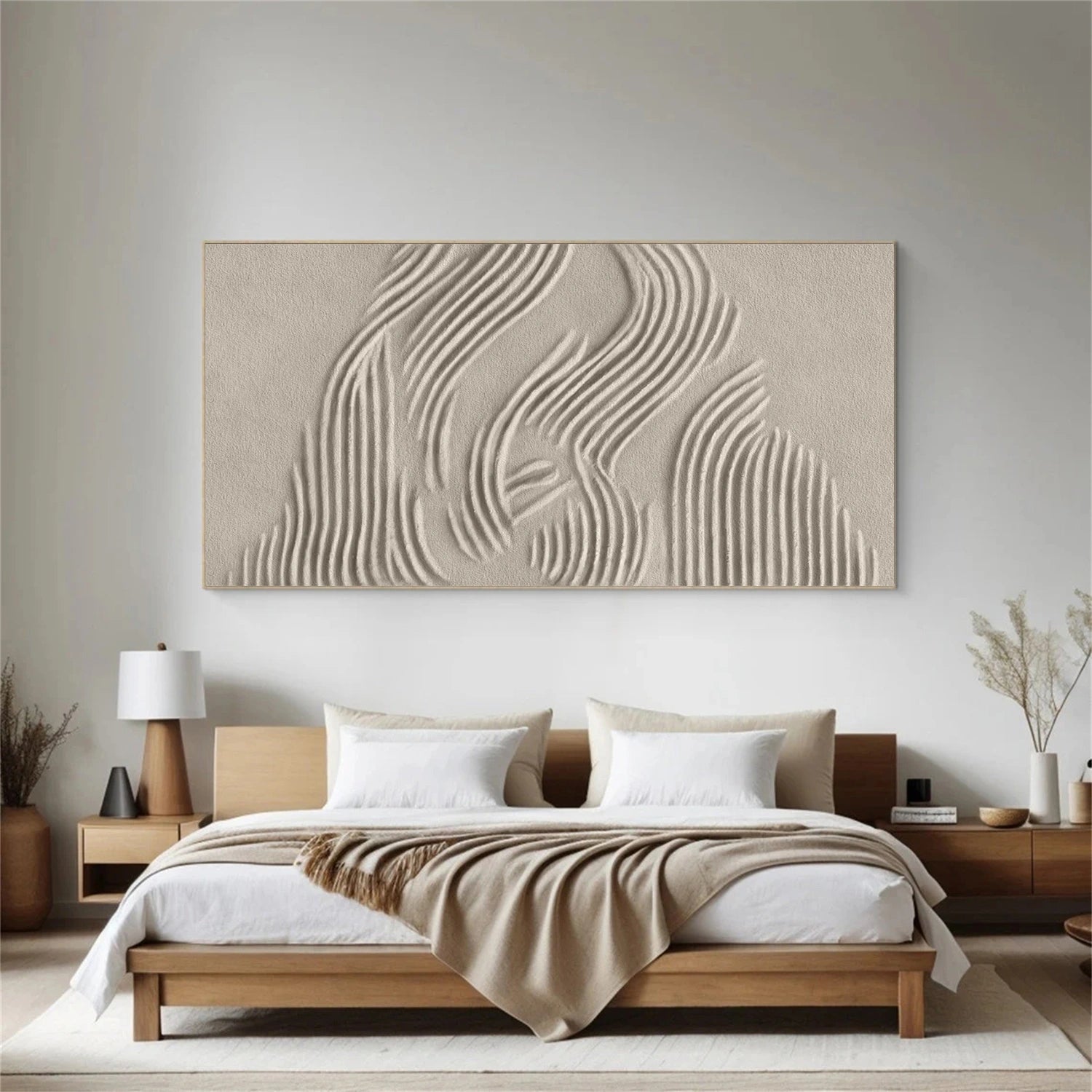 Beige & Brown Abstract #BB144