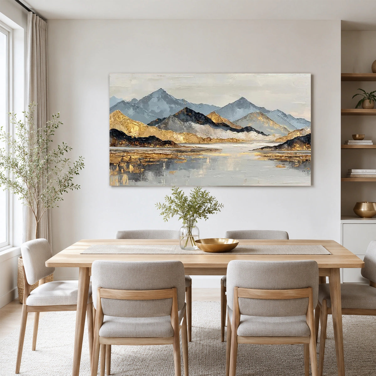 Minimalist Mountain Texture Canvas # MM475