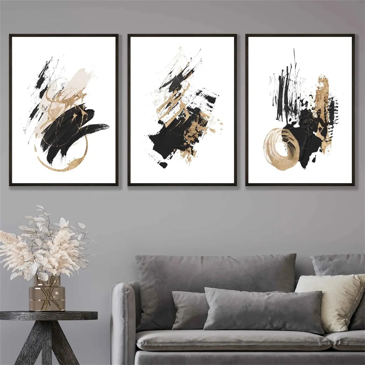 Minimalistic Balance Canvas Painting Set of 3 #MM293