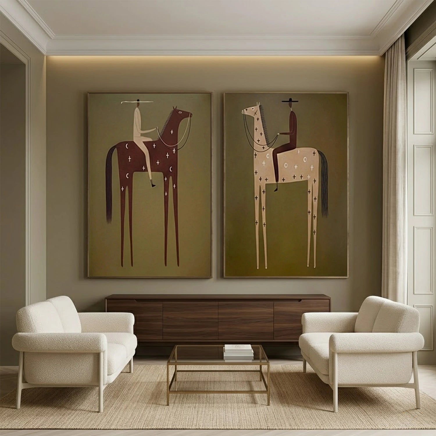 Americana Wall Art Set of 2 #VE065