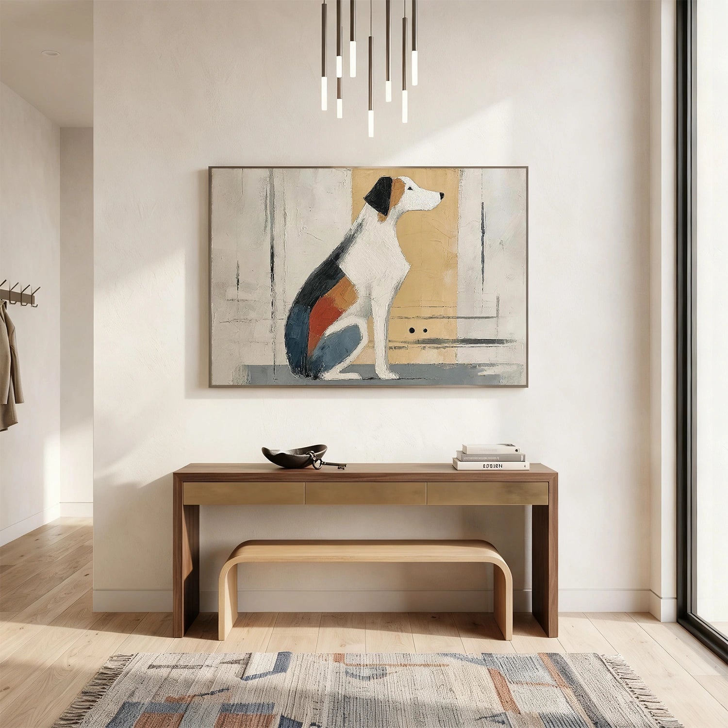 Abstract Animal Canvas Art #AP244
