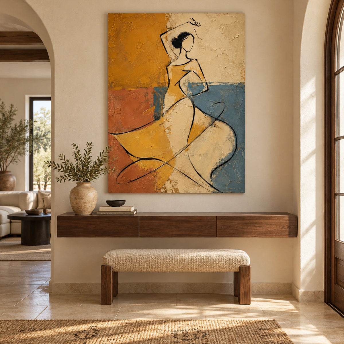 Abstract Portrait Wall Art #PT109
