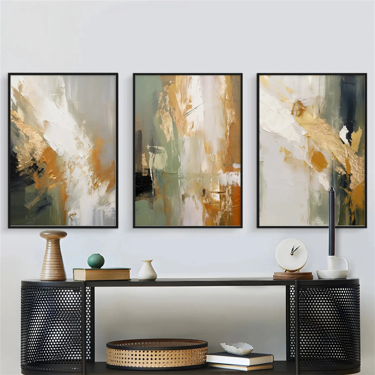 Abstract Set Custom Order Abstract Painting Set of 3 #AB214
